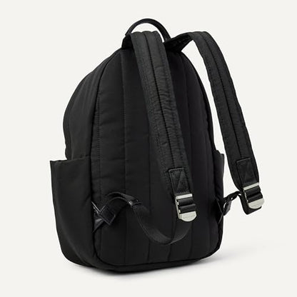 Amazon Essentials Women's Small Quilted Backpack, Navy, Lightweight Travel Bag - color: Black