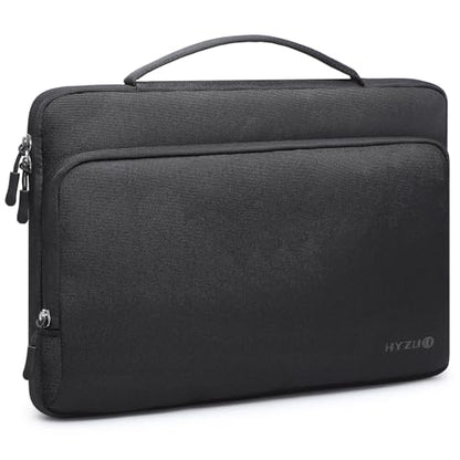 HYZUO 13 Inch Laptop Bag Case Sleeve for MacBook Air 13 M5 M4 M3 M2 M1 2026-2018 A3449, 13" MacBook Neo 2026, MacBook Pro 13 M2 M1 2026-2016, 12.9"-13" iPad Pro/Air, Surface Pro, XPS 13, Black - color: Black, size: 13 Inch