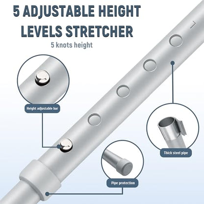 Hamstring Stretcher for Knee Extension & Pain Relief, Adjustable Low Back, Calf, Leg & Hip Stretching Device for Flexibility, ACL Surgery Recovery Physical Therapy Equipment - Upgraded 2025 - style: Upgraded 2.0