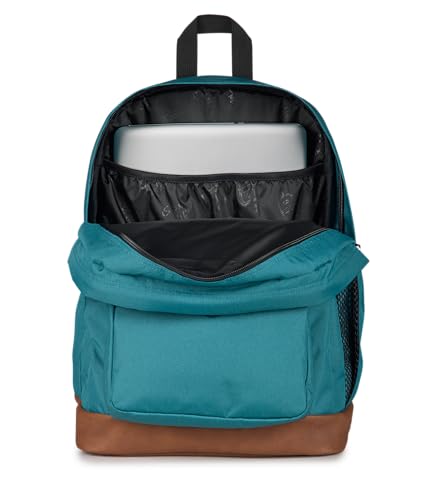 JanSport Cool Backpack with 15-inch Laptop Sleeve, Large Computer Bag Rucksack with 2 Compartments, Ergonomic Straps, Emerald Pool - color: Emerald Pool