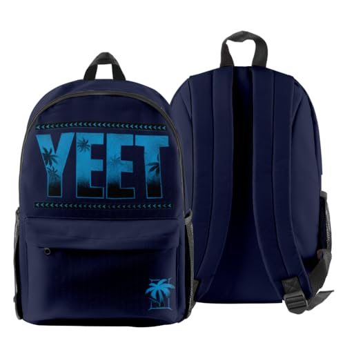 Jey USO Yeet 3D Fashion Backpack Printed Multi Zipper Pack Casual Bag (5) - color: 5