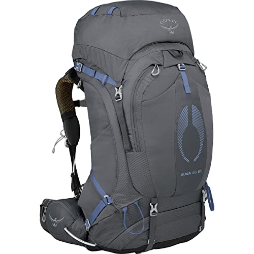 Osprey Aura AG 65L Women's Backpacking Backpack, Tungsten Grey, WXS/S - color: Tungsten Grey, size: X-Small-Small