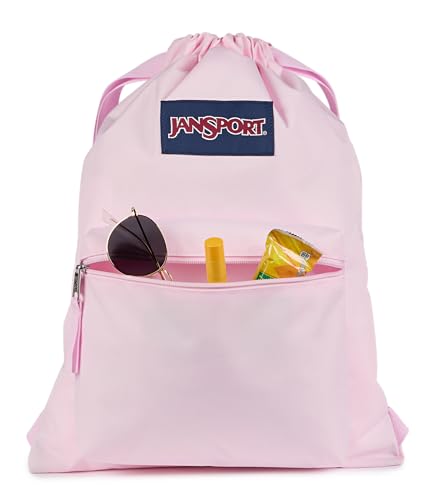 JanSport Draw Sack, Pink Ice - color: Pink Ice