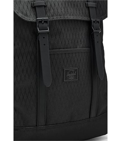 Herschel Supply Co. Unisex Retreat™ Backpack Black Diamond/Black One Size - color: Black Diamond/Black, size: Standard - 23L