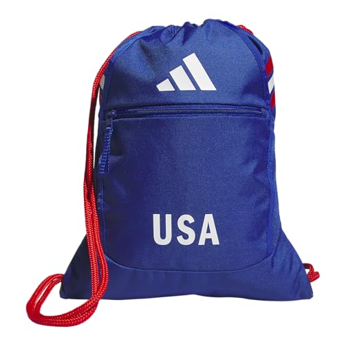 adidas Stadium Sackpack – Drawstring Backpack for Sports, Small Gym Bag, 13L - color: Usa