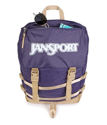 JanSport Skip Pack Backpack – 28L Capacity, Fits 13.5in Laptop, Large Main Compartment, Side Water Bottle Pocket – Ideal for Work & Travel, Amethyst Angst - color: Amethyst Angst