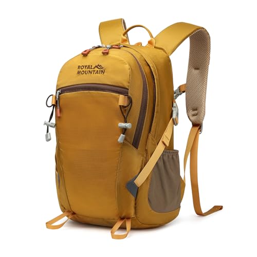 Small Hiking Backpack With Rain-cover, 20L Travel Backpacks For Women Men, Camping Daypack Backpacks Lightweight, Durable Hiking Backpack Fit For Camping, Daily Commuting, Short Trips (Yellow) - color: Yellow-01, size: 20L