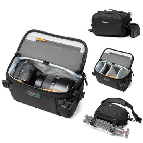 Lowepro ProTactic Lite SLX 110 AW III Camera Sling Bag, Professional Camera, Rain Cover, Lightweight Crossbody Sling Backpack, for Photographer, Videographer, Volume 4L, for DSLR/Mirrorless - style: Slx 110 Aw III