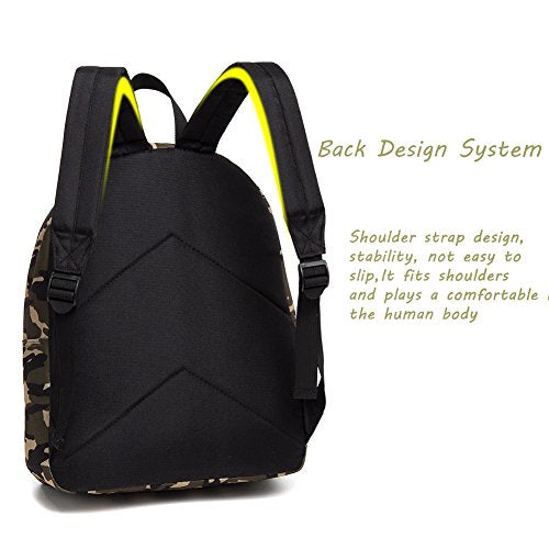 CAIWEI US Army Camo Children's backpack (Camo1) - color: Camo1