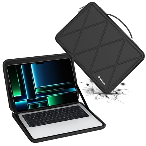 Smatree Hard EVA Protective Sleeve Case Compatible for 15.3 inch Apple MacBook Air M4 2025/M3 Chip 2024/ M2 Chip 2023, for MacBook Air A3114/A2941 Laptop and Anti-Shock Bag (X8266T) - color: X Series-Black, size: For 15.3 inch Apple MacBook Air(X8266T)
