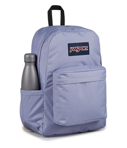 JanSport SuperBreak Plus Backpack with Padded 15-inch Laptop Sleeve and Integrated Bottle Pocket - Spacious and Durable Daypack for Work and Travel - Lavender Ash - color: Lavender Ash