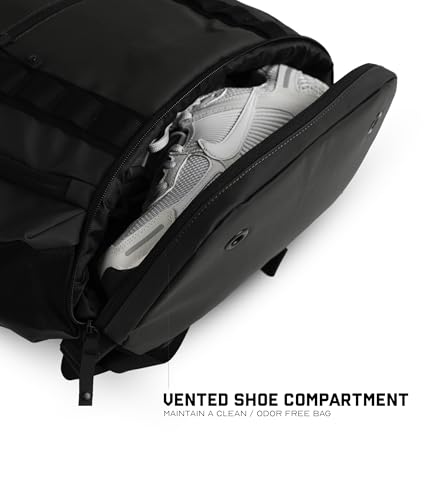 Gymreapers Gravestone 21L Backpack Travel Gym Bag Water-Resistant Lightweight Laptop Sleeve Carry On Luggage for Men & Women (Gunmetal) - color: Gunmetal