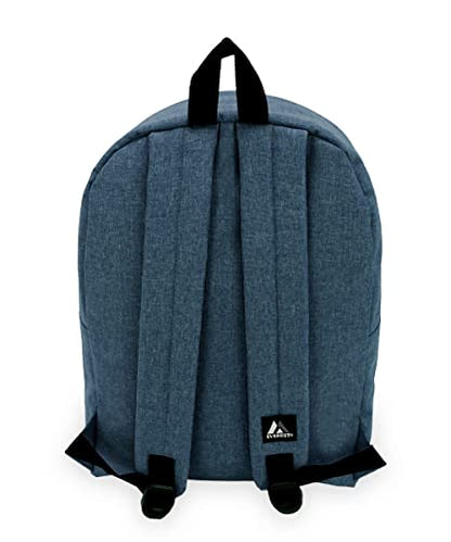 Everest 1045DM Denim Basic Backpack, Dark Navy, One Size - color: Dark Navy