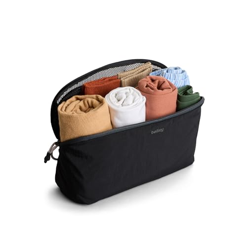 Bellroy Packing Cube 4L (Organizer Packing Pouch with Internal Zip Pocket and Durable, Lightweight Design) - Black - color: Black