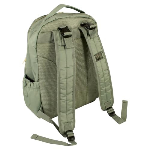 Hudson Baby Unisex Baby Premium Diaper Bag Backpack and Changing Pad, Olive, One Size - color: Olive
