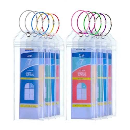 Cruise Ship Essentials for Royal Caribbean & Celebrity Cruise Luggage Tag Holders 2025 for Cruise Lovers Cruise Accessories - color: 10 Clear