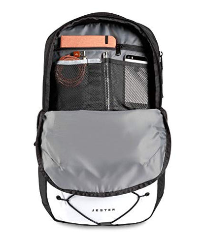 THE NORTH FACE Jester Laptop Backpack, TNF White/TNF Black, One Size - color: Tnf White/Tnf Black