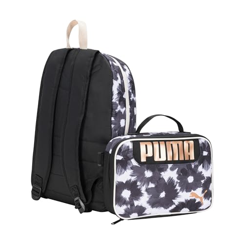 PUMA KIDS' EVERCAT BACKPACK & LUNCH KIT COMBO - color: Black/Gold