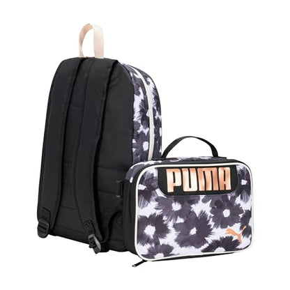 PUMA KIDS' EVERCAT BACKPACK & LUNCH KIT COMBO - color: Black/Gold