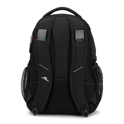 High Sierra Swerve Laptop Backpack, Black, One Size - color: Black