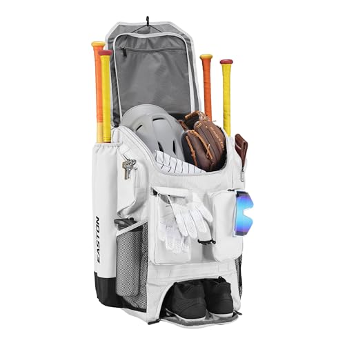 Easton Five Tool Phenom Backpack Equipment Bag - color: White