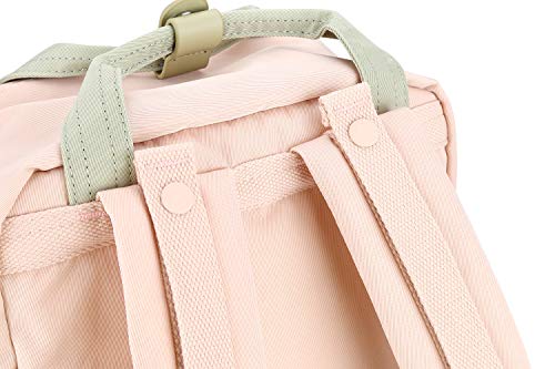 Himawari School Waterproof Backpack 14.9 inch College Vintage Travel Bag for Women and Men,14 inch Laptop for Student (HIM 200-02#)