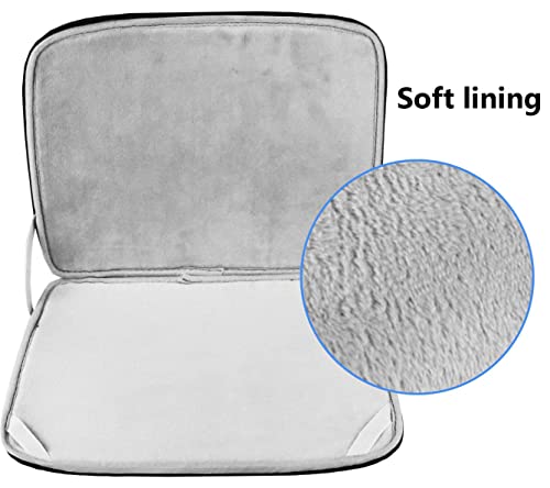 Hsmienk Laptop Sleeve Case 17 Inch, Durable Shockproof Protective Computer Cover Flip Case Briefcase Carrying Bag Compatible with 17-17.3 Inch Laptop, Computer, Notebook, Black - color: Black, size: 17 Inch