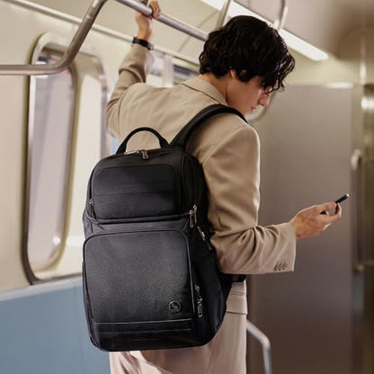 OIWAS Backpack with Laptop Compartment, 15.6 Inch Laptop Backpack for Men with Weight Reduction System, Travel Laptop Backpack with USB Charging Port, RFID Protection Pocket Tech Backpack - style: 23l