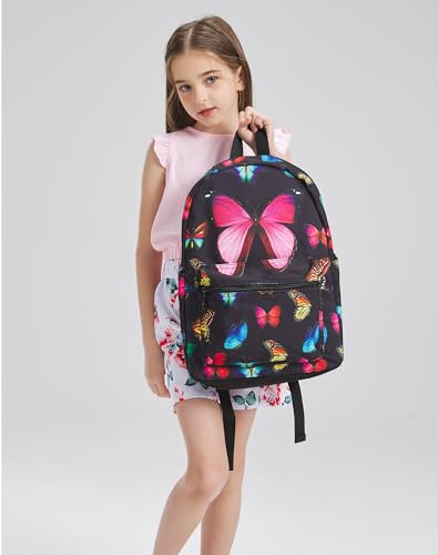 Butterfly School Bag Rucksack Backpack 15.5Inch - color: Butterfly 3