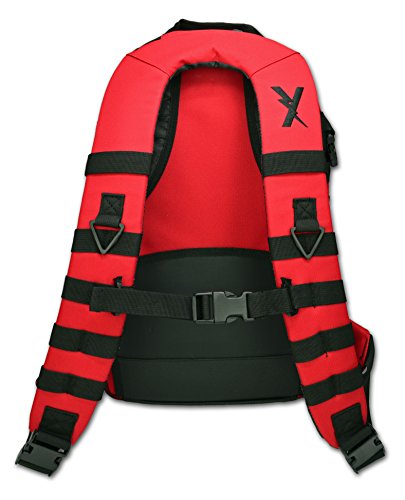 Lightning X Premium Tactical Medic Backpack w/Modular Pouches & Hydration Port (Red) - color: Red