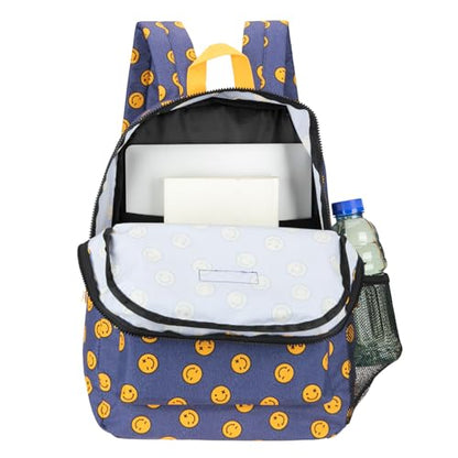 AEROPOSTALE Fieldtrip Unisex Backpack - AE Mens and Womens Bag for Everyday Use - Happy Days - color: Blue Smile