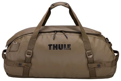 Thule Chasm Duffel bag, Weather-resistant materials, Easy packing, Converts to backpack, Internal pockets, Travel-ready - color: DEEP KHAKI, size: 70L