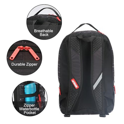 Graffiti Backpack, Designer Laptop Backpack for 15.6 Inch Work,Water Resistant Backpack Computer Bag, Anonymous - color: Anonymous