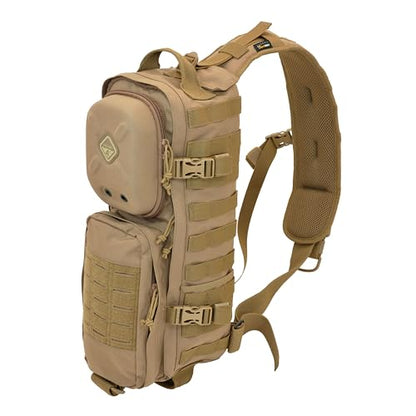 HAZARD 4 Plan-B '17 Sling Pack – Crossbody EDC Bag for Travel, Hiking & Everyday Carry, 11.8L, Coyote - color: Coyote, size: Plan-B '17