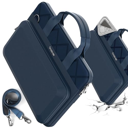 Smatree CityShield Laptop Shoulder Sleeve Case for 17 inch Lenovo V17 Gen 2, for 17 inch Lenovo IdeaPad 3 Gen 7/IdeaPad 3i Gen6, Laptop Case with External Accessory Pocket and Handle, Blue(MC03B)
