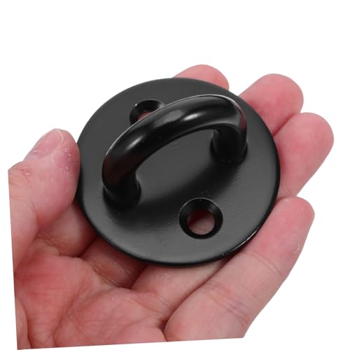 SEWACC 4pcs Stainless Steel Ceiling Hooks for Wall and Ceiling Mount, Heavy Duty Anchor Hooks with Versatile Mounting Options and Weatherproof Durability, for Home Gym, Yoga Strap,