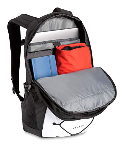 THE NORTH FACE Jester Laptop Backpack, TNF White/TNF Black, One Size - color: Tnf White/Tnf Black