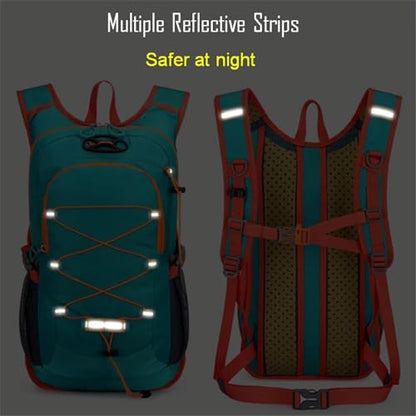 Lightweight Cycling Hydration Backpack,Large Capacity Pack for Travel,Hiking,Climbing,Skiing,Running Daypack for Men Women (Black) - color: Black
