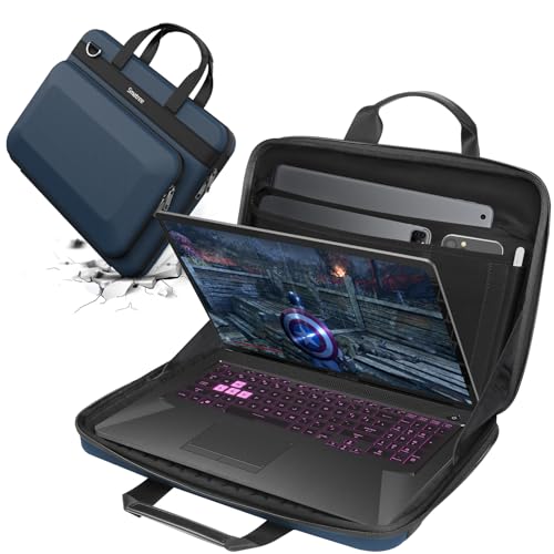 Smatree Hard Laptop Case for 18 inch Alienware 18 Area-51/M17, for ASUS ROG Strix G18/SCAR 18 2025, Acer Predator Helios/Neo 18, MSI Stealth 18 AI Studio A1V 2025/Stealth 18 HX A2W 2026, Blue (A800XL) - color: Blue -for 17 Inch Gaming Laptop