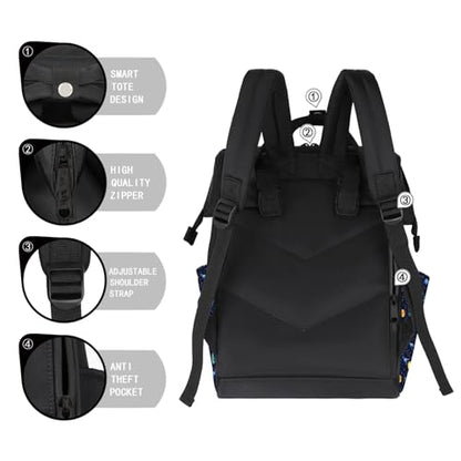 Dinosaur-Diaper-Backpack for Baby Boys Waterproof Nappy Backpack for Mom Dad Dark Blue Baby Boys Diaper-Bag to Print Name - color: Dark Blue