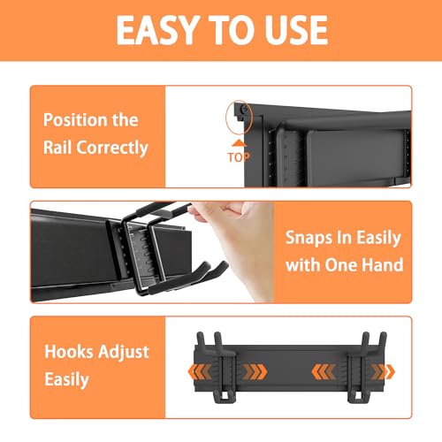 Ultrawall Garden Tool Organizer, 48 Inch Garage Tool Organizer Wall Mount, Heavy Duty Steel Wall Holders for Tools, 400lb Weight Capacity