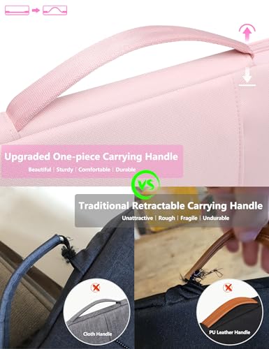 HYZUO 14-15 Inch Laptop Case Sleeve Bag for MacBook Air 15 M5 M4 M3 M2 2026-2023, MacBook Pro 15, XPS 14/15 Plus, 15" Surface Laptop, 14" 14.4" HP Dell Lenovo Thinkpad Asus Acer Samsung, Pale Pink - color: Pale Pink, size: 14-15 Inch