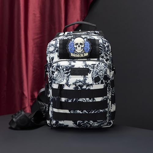 WOLFpak Tactical Sling Bag for Concealed Carry, EDC | Everday Crossbody Daypack - color: Buried in Ink