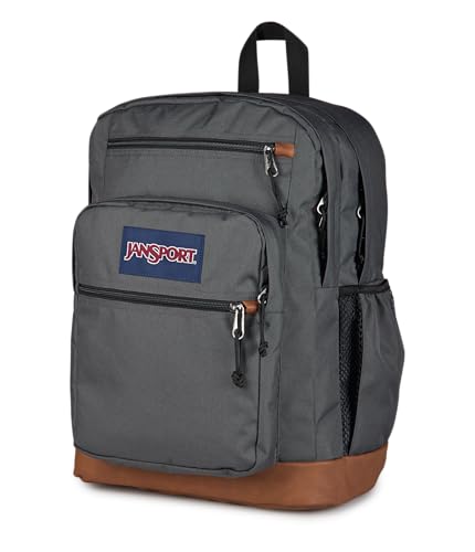 JanSport Cool Backpack with 15-inch Laptop Sleeve, Large Computer Bag Rucksack with 2 Compartments, Ergonomic Straps, Smokey Grit - color: Smokey Grit