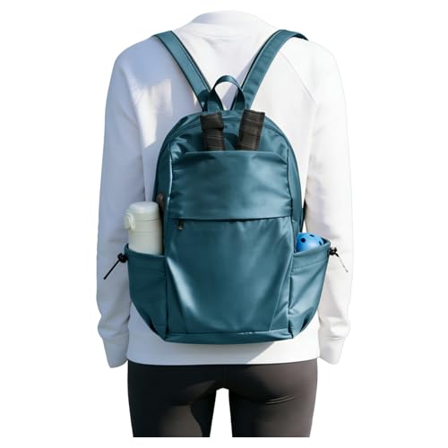 SEAFEW Large Blue Sling Pickleball Crossbody Sling Bag - Men's & Women's Pickleball Sports Backpack with Water Bottle Holder, Adjustable Pickleball - color: Blue-large