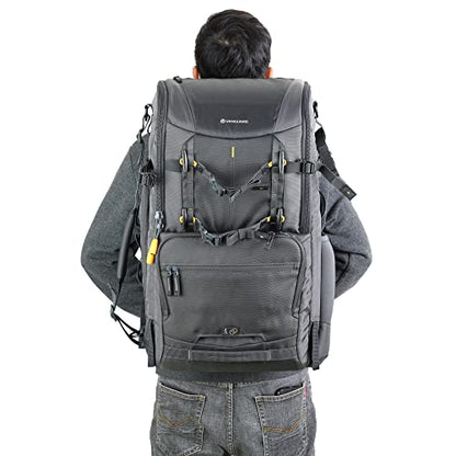 VANGUARD Alta Sky 68 Camera Backpack - 34L Capacity, Rear Access, Super-Telephoto & Drone Compatible, Fits 16" Laptop - size: Alta Sky 68