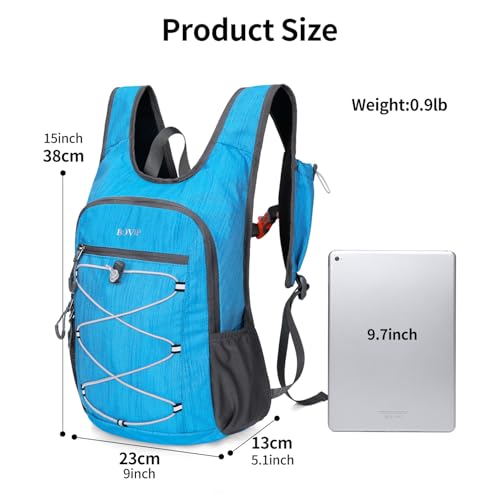 BOVIP 20L Hiking Backpack Lightweight Packable Hiking Daypack Small Travel Outdoor Foldable Shoulder Bag Blue - color: Blue 1