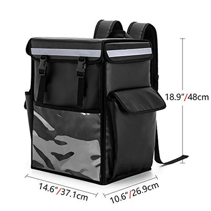 Trunab Insulated Food Delivery Backpack with 2 Side Support Boards