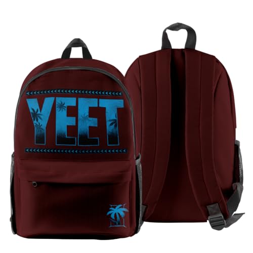 Jey USO Yeet 3D Fashion Backpack Printed Multi Zipper Pack Casual Bag (8) - color: 8