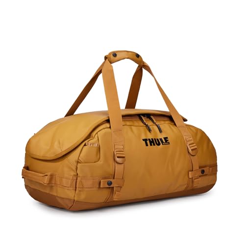 Thule Chasm Duffel bag, Weather-resistant materials, Easy packing, Converts to backpack, Internal pockets, Travel-ready - color: GOLDEN BROWN, size: 40L